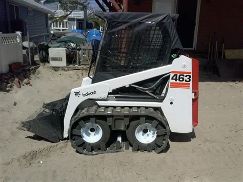 bobcat skid steer over the tire